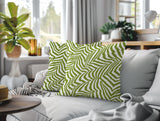 Lola Zebra Print Indoor/Outdoor Reversible Square Pillow