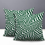 Lola Zebra Print Indoor/Outdoor Reversible Square Pillow