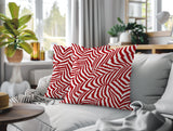 Lola Zebra Print Indoor/Outdoor Reversible Square Pillow