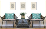 Lola Zebra Print Indoor/Outdoor Reversible Rectangular Pillow