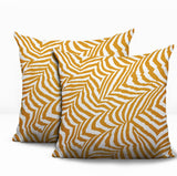 Lola Zebra Print Indoor/Outdoor Reversible Square Pillow