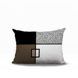 Looma Abstract Reversible Indoor/Outdoor Lumbar Pillow
