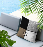 Looma Abstract Reversible Indoor/Outdoor Square Pillow