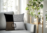 Looma Abstract Reversible Indoor/Outdoor Square Pillow