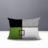 Looma Abstract Reversible Indoor/Outdoor Lumbar Pillow