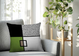 Looma Abstract Reversible Indoor/Outdoor Lumbar Pillow