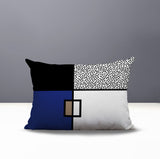 Looma Abstract Reversible Indoor/Outdoor Lumbar Pillow