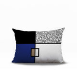 Looma Abstract Reversible Indoor/Outdoor Lumbar Pillow