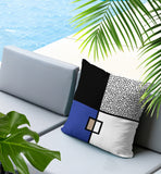 Looma Abstract Reversible Indoor/Outdoor Square Pillow