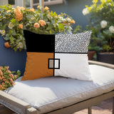 Looma Abstract Reversible Indoor/Outdoor Lumbar Pillow