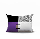 Looma Abstract Reversible Indoor/Outdoor Lumbar Pillow