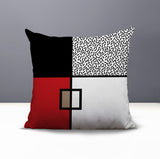 Looma Abstract Reversible Indoor/Outdoor Square Pillow