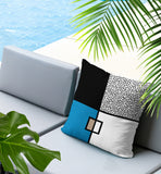 Looma Abstract Reversible Indoor/Outdoor Square Pillow
