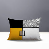 Looma Abstract Reversible Indoor/Outdoor Lumbar Pillow