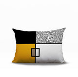 Looma Abstract Reversible Indoor/Outdoor Lumbar Pillow