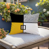 Looma Abstract Reversible Indoor/Outdoor Lumbar Pillow