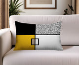Looma Abstract Reversible Indoor/Outdoor Lumbar Pillow