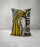 Love Vessel Faux Linen Lumber Pillow