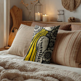 Love Vessel Faux Linen Lumber Pillow