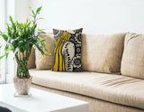 Love Vessel Faux Linen Lumber Pillow