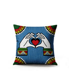 PolyTwill You Hand Sign Square Indoor/Outdoor Throw Pillow