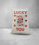 Luckyyou Faux Linen Lumber Pillow
