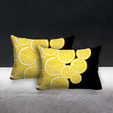 Lulu Yellow Botanical Reversible Indoor/Outdoor Rectangular Pillow
