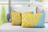 Lulu Yellow Botanical Reversible Indoor/Outdoor Rectangular Pillow