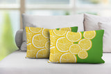 Lulu Yellow Botanical Reversible Indoor/Outdoor Rectangular Pillow