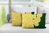 Lulu Yellow Botanical Reversible Indoor/Outdoor Rectangular Pillow