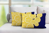 Lulu Yellow Botanical Reversible Indoor/Outdoor Rectangular Pillow