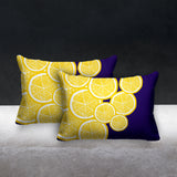 Lulu Yellow Botanical Reversible Indoor/Outdoor Rectangular Pillow