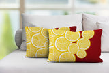 Lulu Yellow Botanical Reversible Indoor/Outdoor Rectangular Pillow