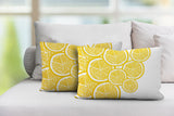 Lulu Yellow Botanical Reversible Indoor/Outdoor Rectangular Pillow
