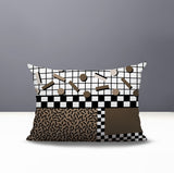 Lumo Abstract Reversible Indoor/Outdoor Lumbar Pillow