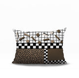 Lumo Abstract Reversible Indoor/Outdoor Lumbar Pillow