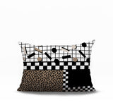 Lumo Abstract Reversible Indoor/Outdoor Lumbar Pillow