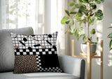 Lumo Abstract Reversible Indoor/Outdoor Square Pillow