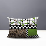 Lumo Abstract Reversible Indoor/Outdoor Lumbar Pillow