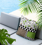 Lumo Abstract Reversible Indoor/Outdoor Lumbar Pillow