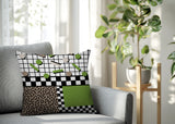 Lumo Abstract Reversible Indoor/Outdoor Square Pillow