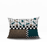 Lumo Abstract Reversible Indoor/Outdoor Lumbar Pillow