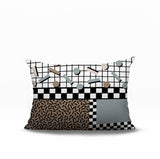 Lumo Abstract Reversible Indoor/Outdoor Lumbar Pillow