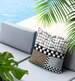 Lumo Abstract Reversible Indoor/Outdoor Square Pillow