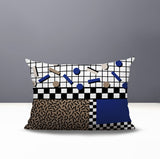 Lumo Abstract Reversible Indoor/Outdoor Lumbar Pillow