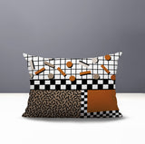 Lumo Abstract Reversible Indoor/Outdoor Lumbar Pillow