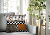 Lumo Abstract Reversible Indoor/Outdoor Square Pillow