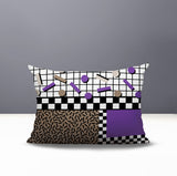 Lumo Abstract Reversible Indoor/Outdoor Lumbar Pillow