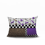 Lumo Abstract Reversible Indoor/Outdoor Lumbar Pillow