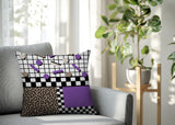 Lumo Abstract Reversible Indoor/Outdoor Lumbar Pillow